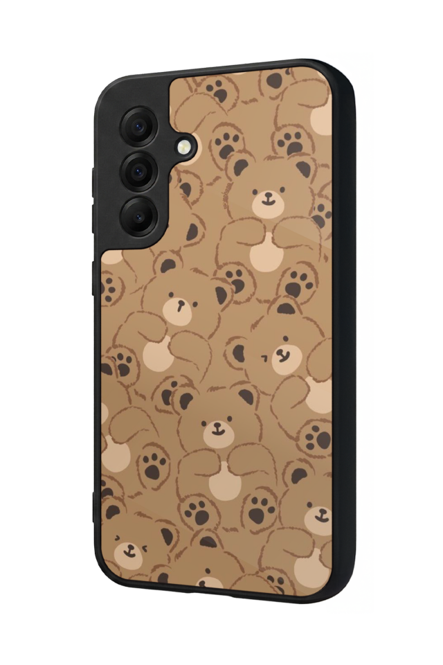 Samsung Galaxy A17 Uyumlu Ayı Tasarımlı Glossy Premium Kılıf