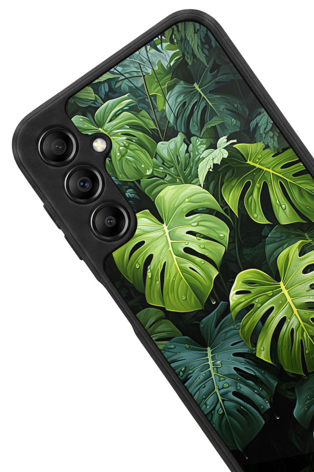 Samsung Galaxy A14 Uyumlu Botanik Tasarımlı Glossy Premium Kılıf