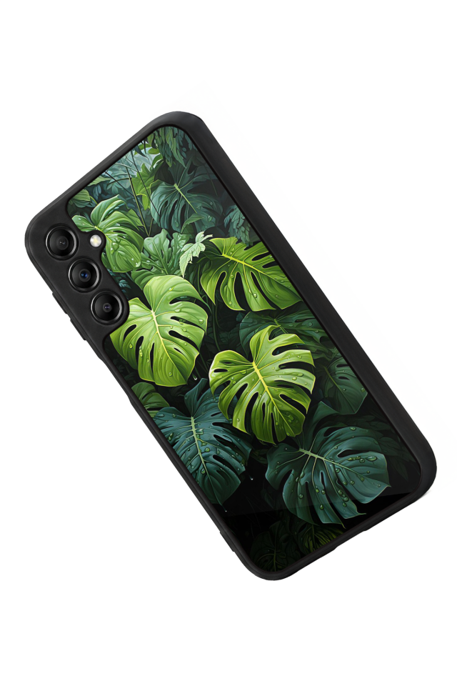 Samsung Galaxy A14 Uyumlu Botanik Tasarımlı Glossy Premium Kılıf