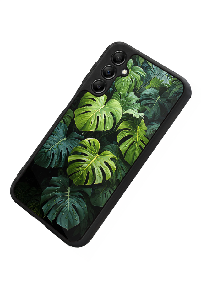 Samsung Galaxy A14 Uyumlu Botanik Tasarımlı Glossy Premium Kılıf