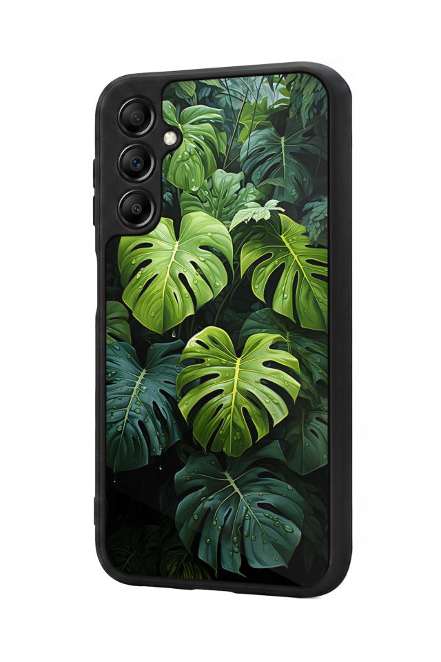 Samsung Galaxy A14 Uyumlu Botanik Tasarımlı Glossy Premium Kılıf