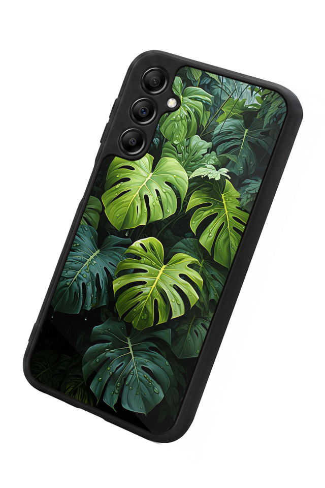 Samsung Galaxy A14 Uyumlu Botanik Tasarımlı Glossy Premium Kılıf