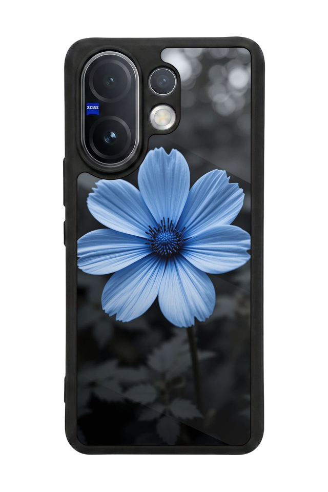 Vivo V60 Uyumlu Cicek Tasarımlı Glossy Premium Kılıf