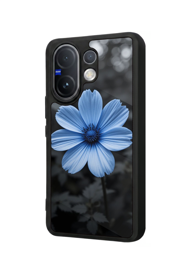Vivo V60 Uyumlu Cicek Tasarımlı Glossy Premium Kılıf