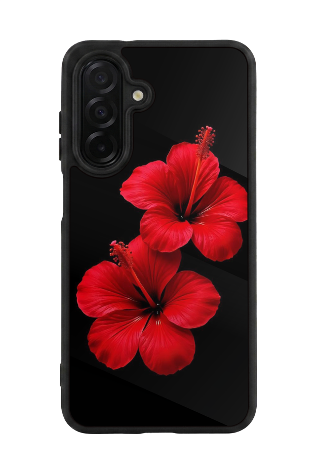 Samsung Galaxy A56 Uyumlu Cicek Tasarımlı Glossy Premium Kılıf