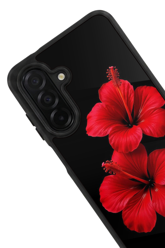 Samsung Galaxy A56 Uyumlu Cicek Tasarımlı Glossy Premium Kılıf
