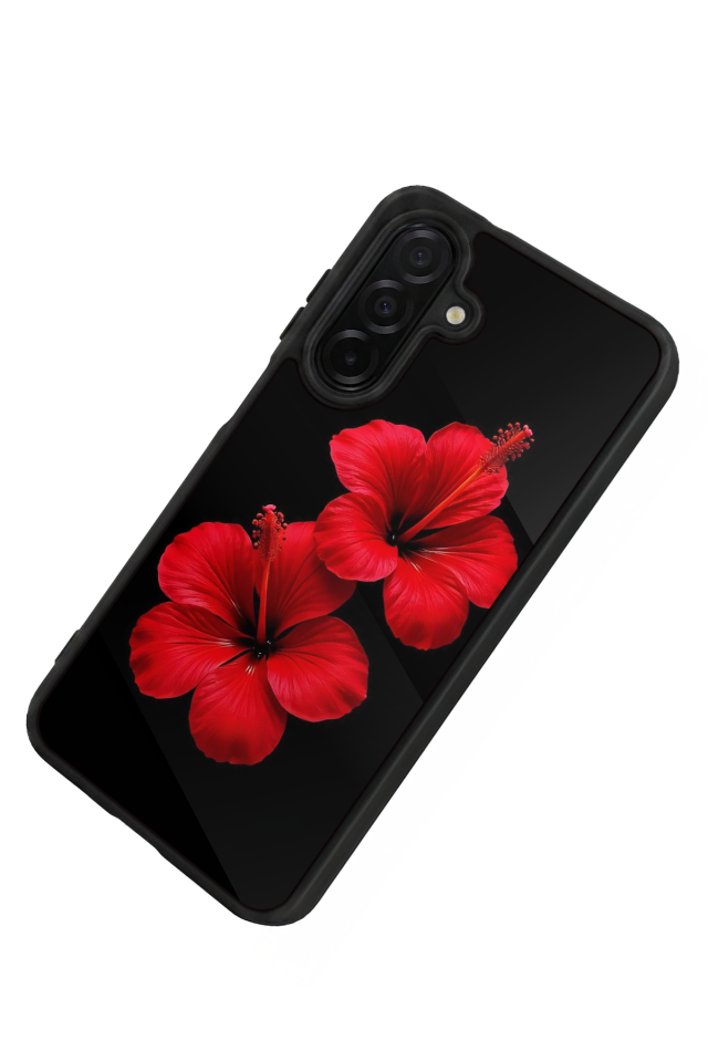 Samsung Galaxy A56 Uyumlu Cicek Tasarımlı Glossy Premium Kılıf