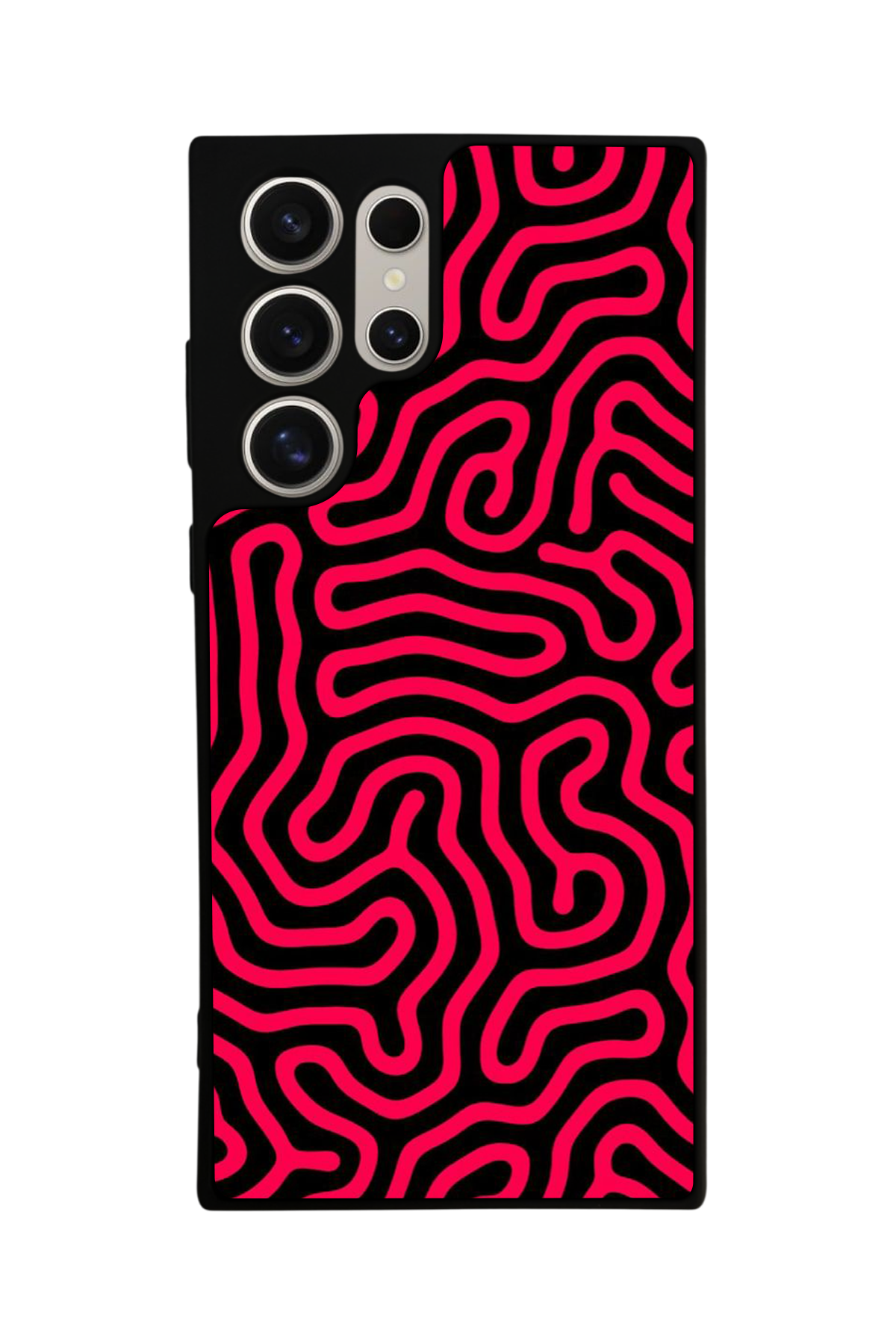 Samsung Galaxy S23 Ultra Uyumlu Çizgi Sanatı Tasarımlı Glossy Premium Kılıf