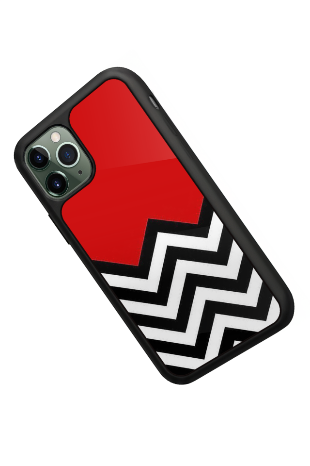 iPhone 11 Pro Uyumlu Çizgi Sanatı Tasarımlı Glossy Premium Kılıf