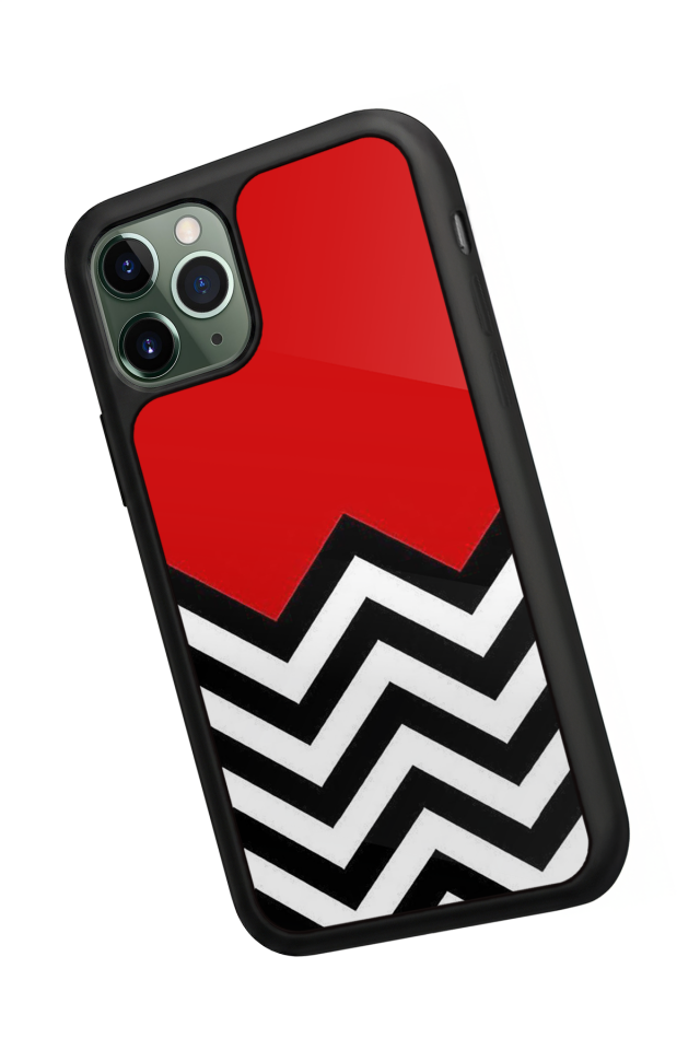 iPhone 11 Pro Uyumlu Çizgi Sanatı Tasarımlı Glossy Premium Kılıf