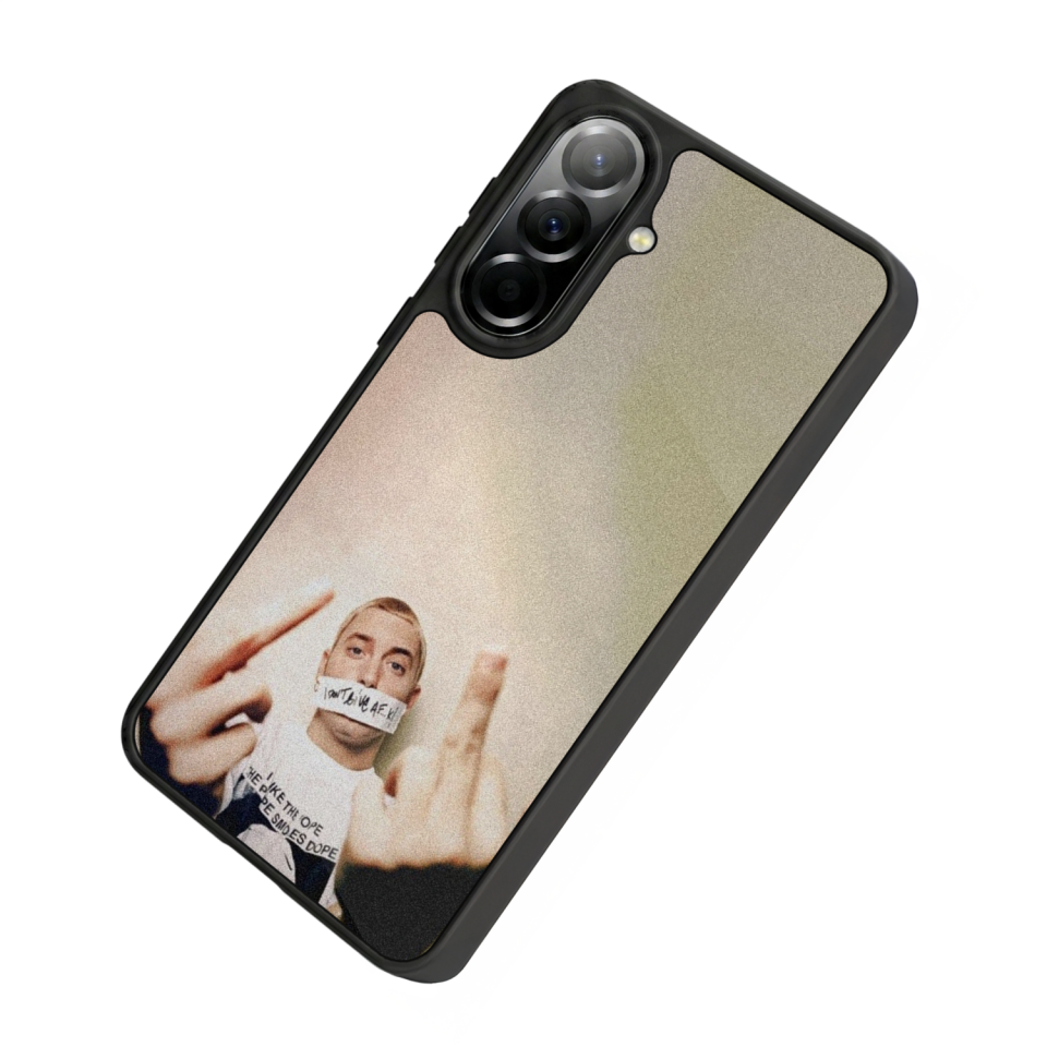 Samsung Galaxy A37 Uyumlu Eminem Tasarımlı Glossy Premium Kılıf