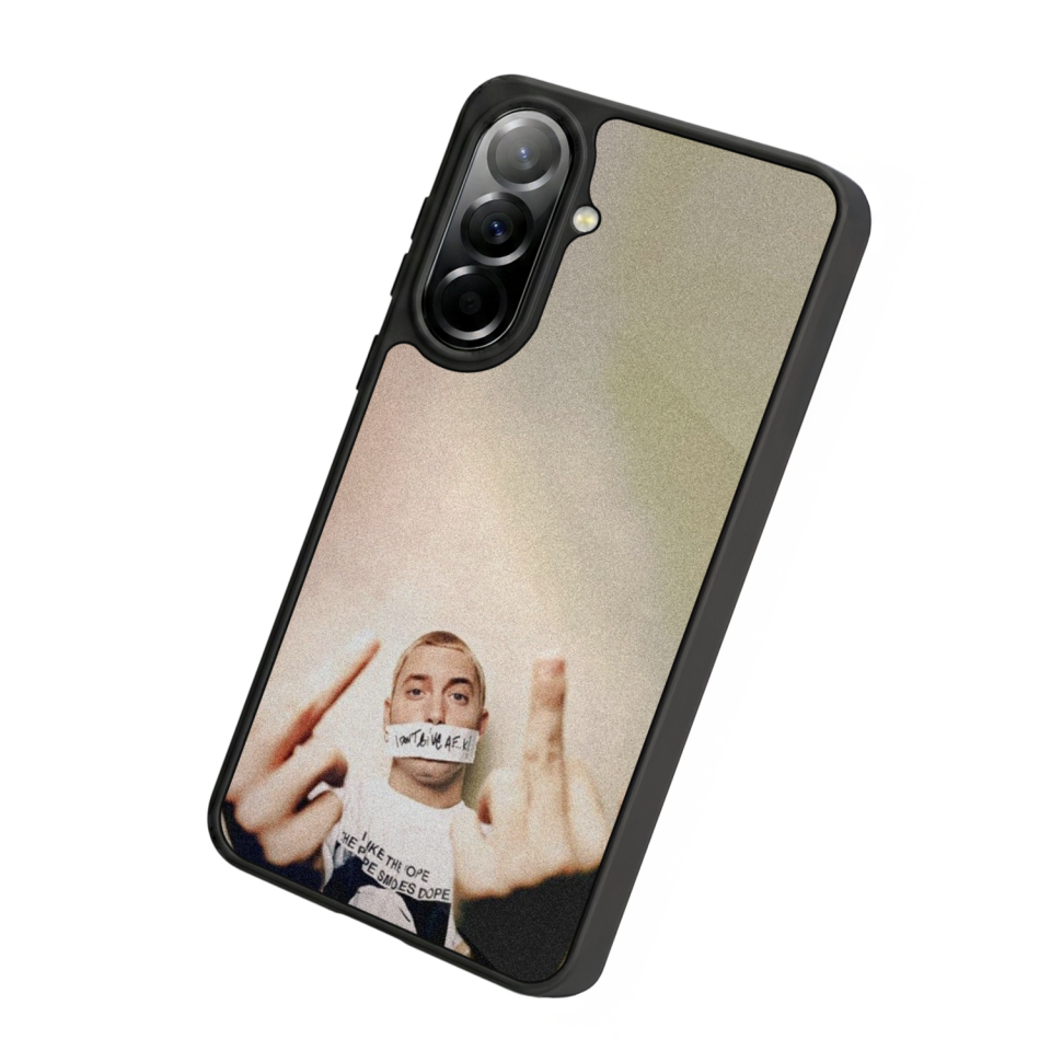 Samsung Galaxy A37 Uyumlu Eminem Tasarımlı Glossy Premium Kılıf