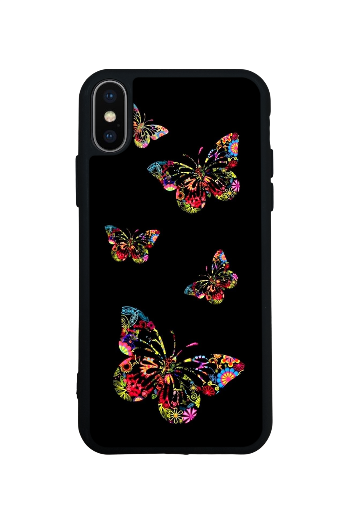 iPhone XS Max Uyumlu Kelebek Tasarımlı Glossy Premium Kılıf