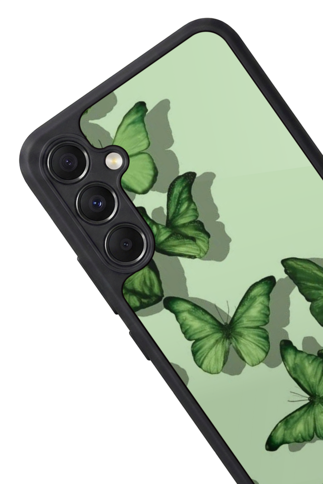 Samsung Galaxy A34 Uyumlu Kelebek Tasarımlı Glossy Premium Kılıf