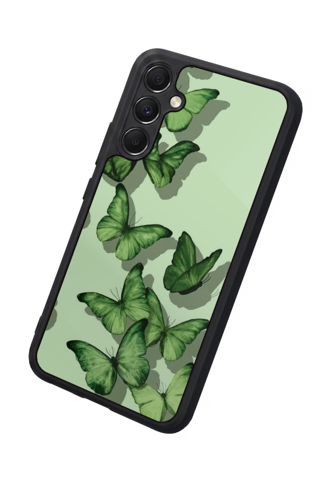Samsung Galaxy A34 Uyumlu Kelebek Tasarımlı Glossy Premium Kılıf