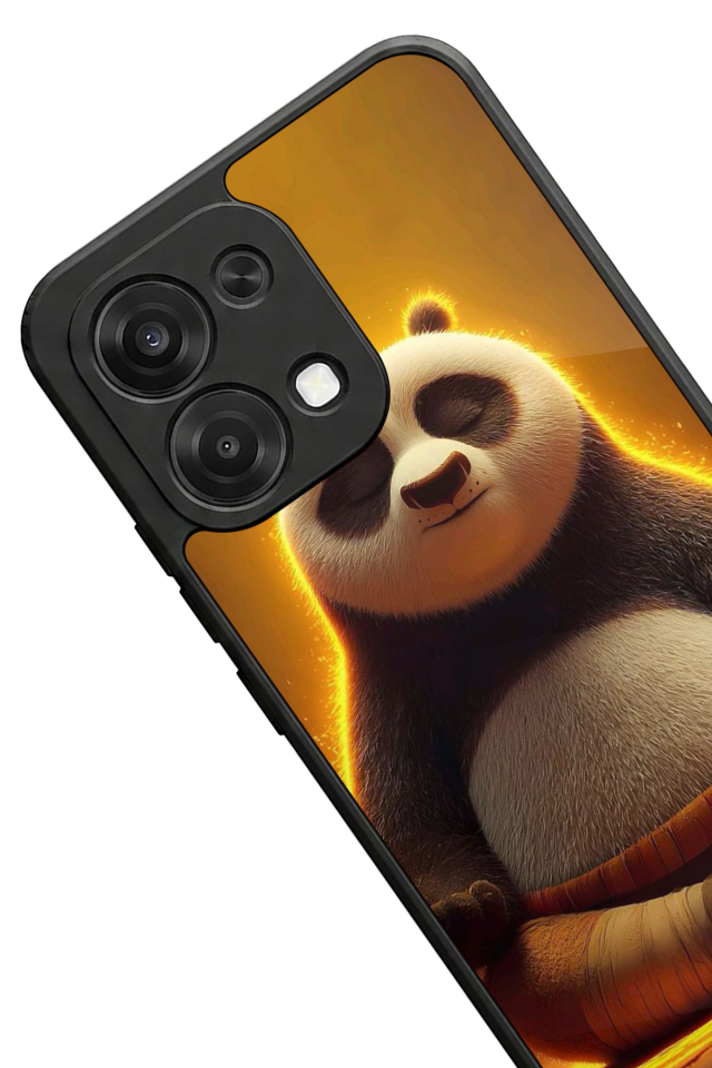 Oppo A6 Pro Uyumlu Kung Fu Panda Tasarımlı Glossy Premium Kılıf