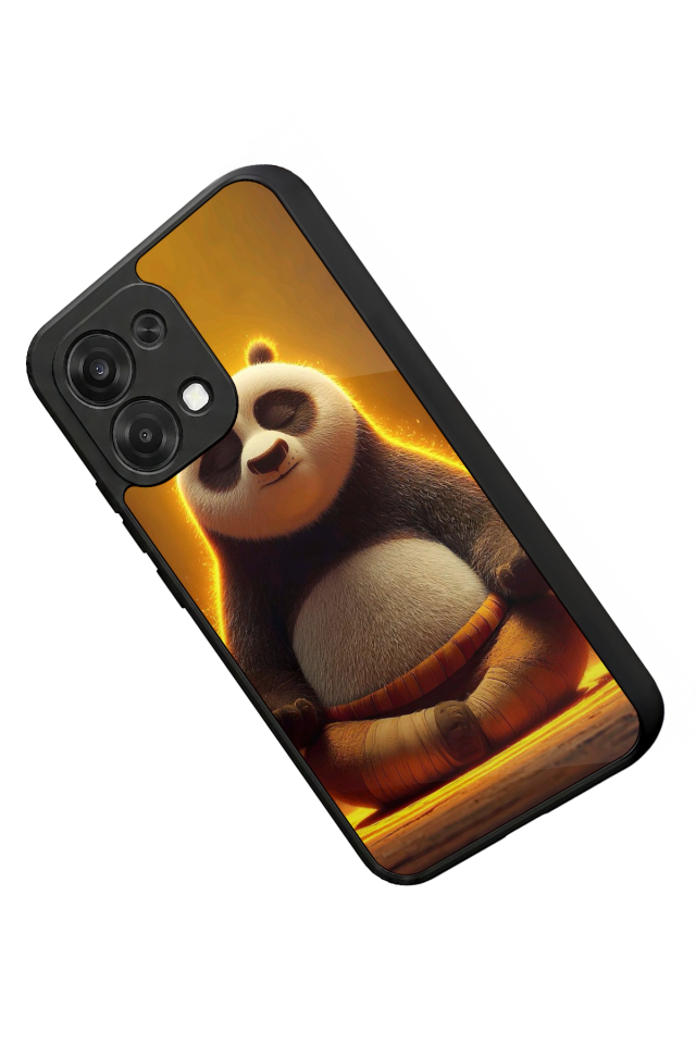 Oppo A6 Pro Uyumlu Kung Fu Panda Tasarımlı Glossy Premium Kılıf