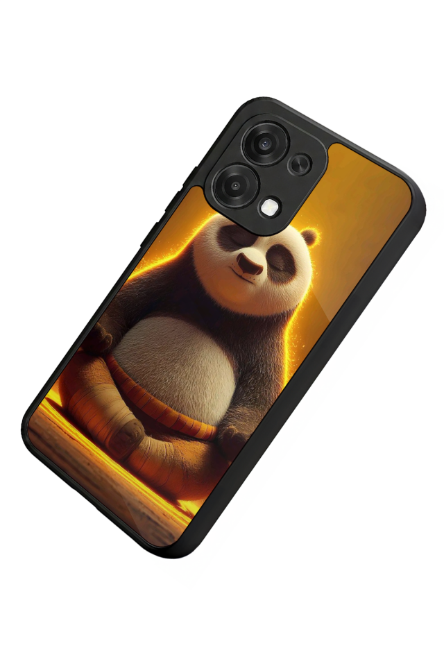 Oppo A6 Pro Uyumlu Kung Fu Panda Tasarımlı Glossy Premium Kılıf