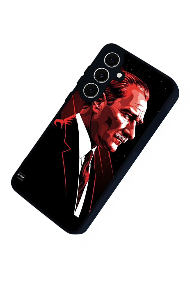 Samsung Galaxy S24 FE Uyumlu Mustafa Kemal Ataturk Tasarımlı Glossy Premium Kılıf