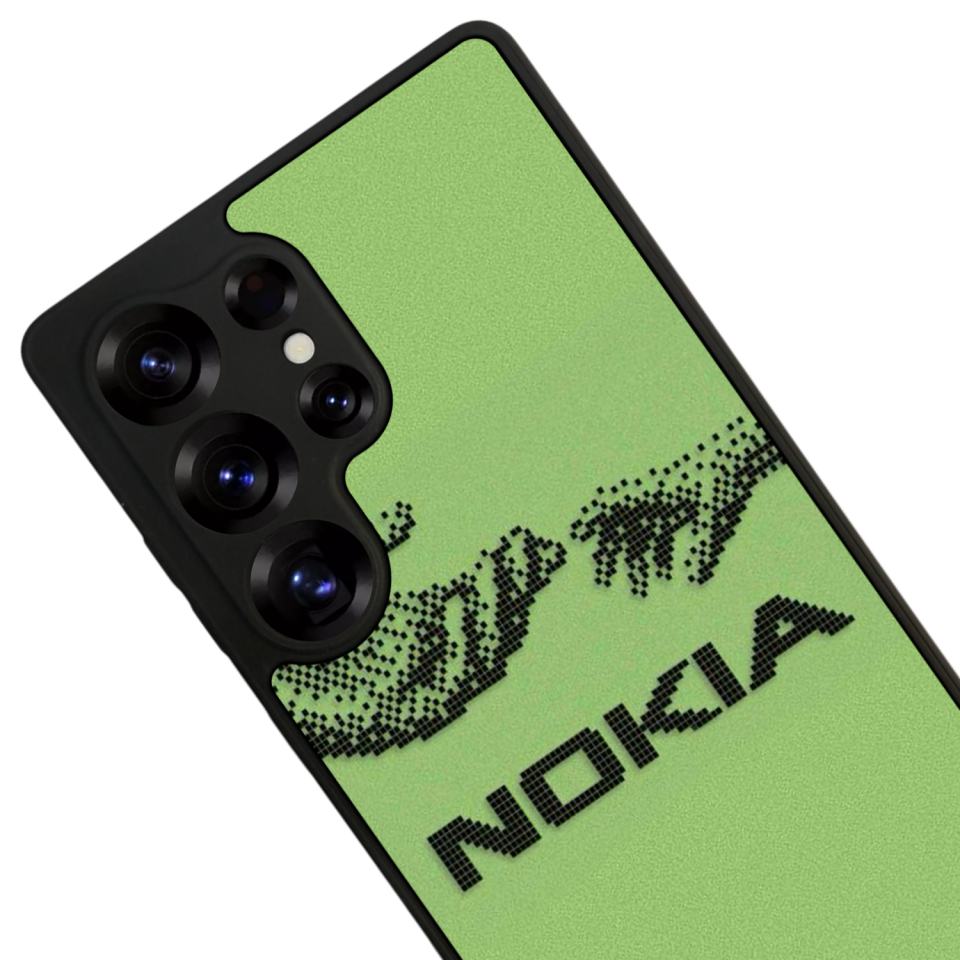 Samsung Galaxy S25 Ultra Uyumlu Nokia Tasarımlı Glossy Premium Kılıf