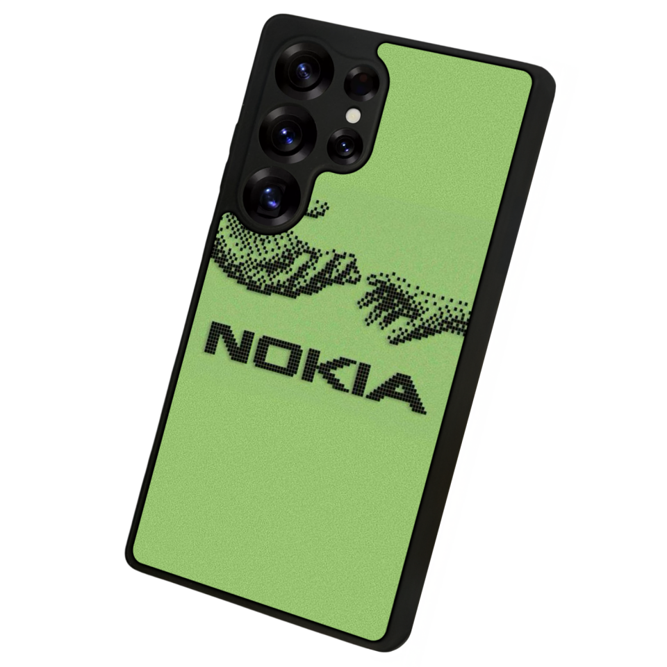 Samsung Galaxy S25 Ultra Uyumlu Nokia Tasarımlı Glossy Premium Kılıf