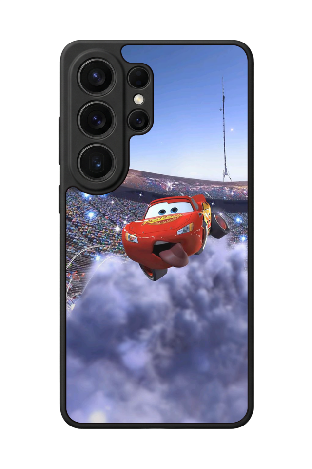 Samsung Galaxy S26 Ultra Uyumlu Şimsek McQueen Tasarımlı Glossy Premium Kılıf