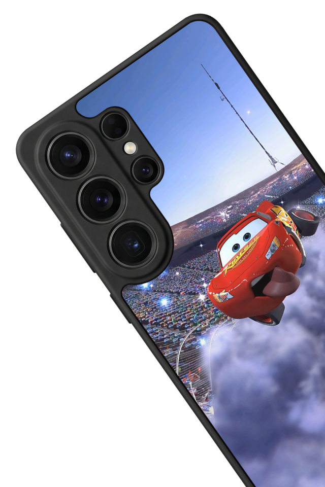 Samsung Galaxy S26 Ultra Uyumlu Şimsek McQueen Tasarımlı Glossy Premium Kılıf