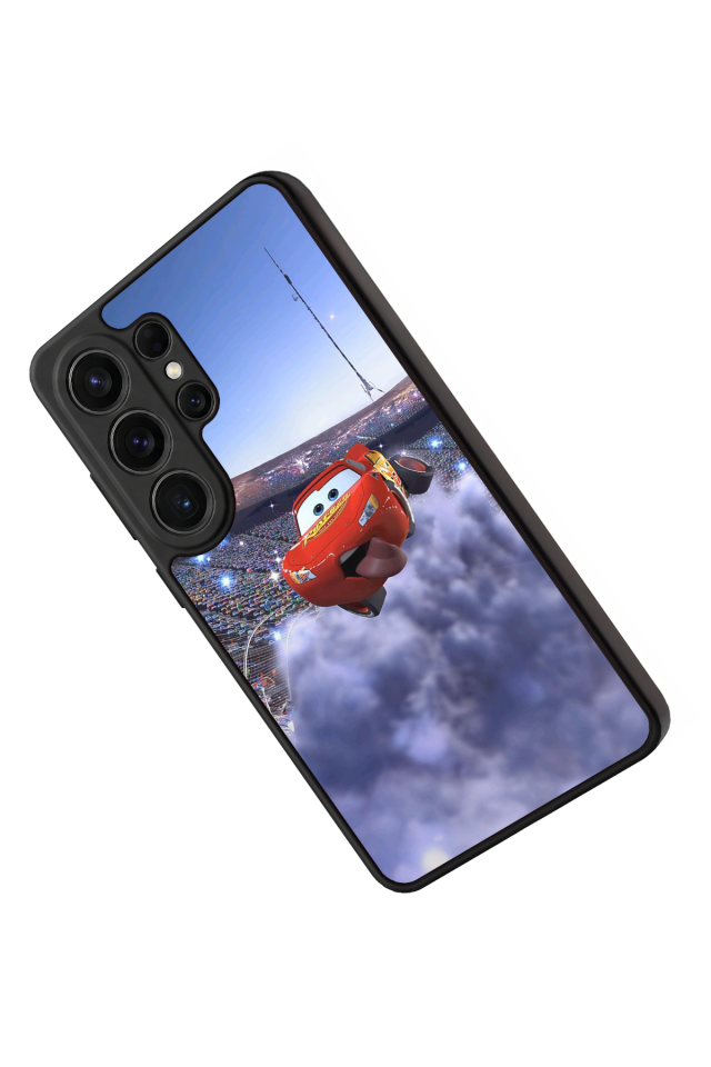 Samsung Galaxy S26 Ultra Uyumlu Şimsek McQueen Tasarımlı Glossy Premium Kılıf