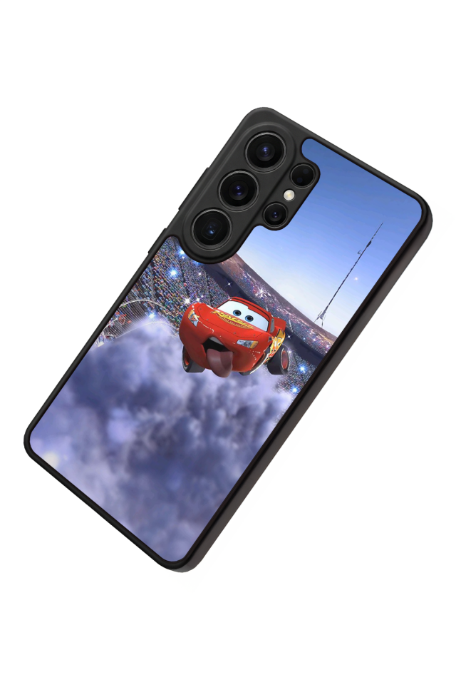 Samsung Galaxy S26 Ultra Uyumlu Şimsek McQueen Tasarımlı Glossy Premium Kılıf
