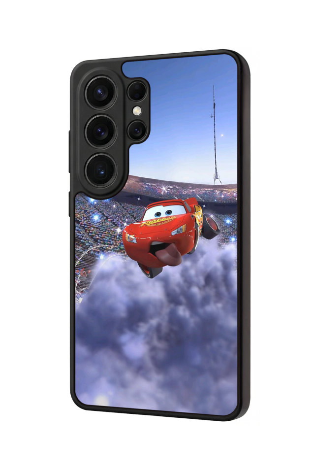 Samsung Galaxy S26 Ultra Uyumlu Şimsek McQueen Tasarımlı Glossy Premium Kılıf