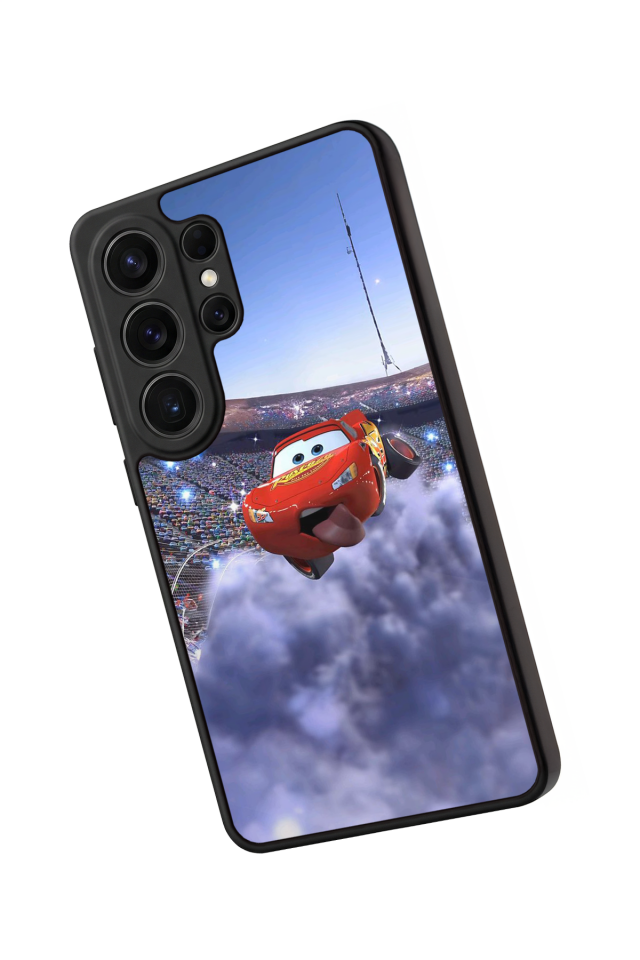 Samsung Galaxy S26 Ultra Uyumlu Şimsek McQueen Tasarımlı Glossy Premium Kılıf