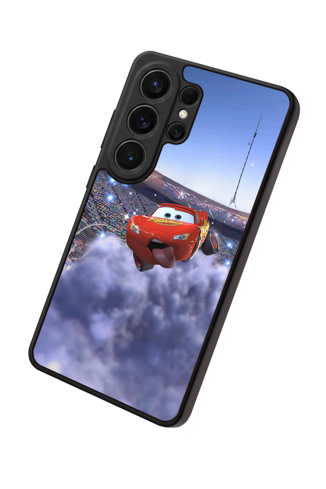 Samsung Galaxy S26 Ultra Uyumlu Şimsek McQueen Tasarımlı Glossy Premium Kılıf