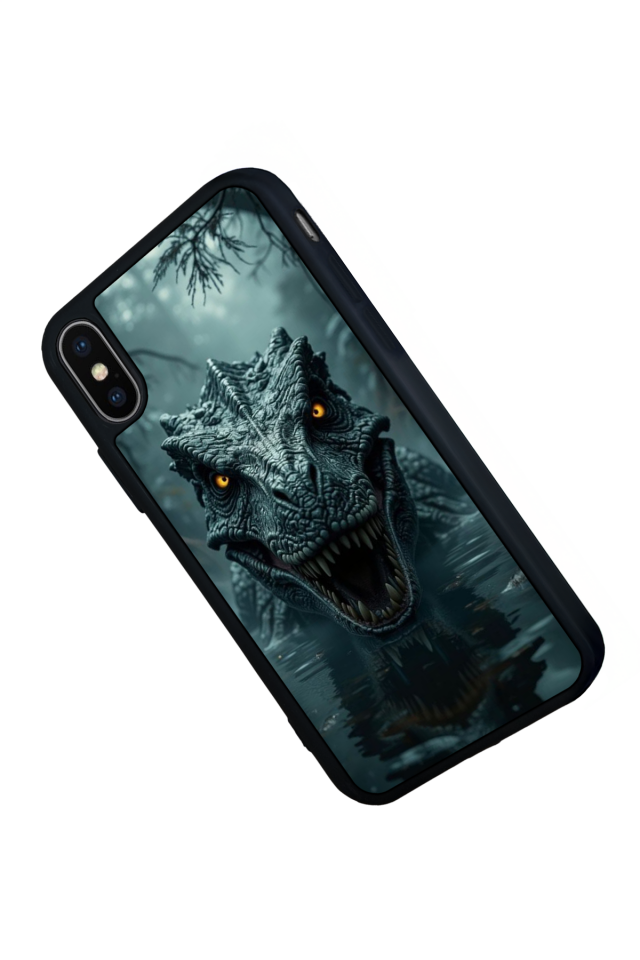 iPhone X/ XS Uyumlu T-ReiPhone X/ XS Tasarımlı Glossy Premium Kılıf