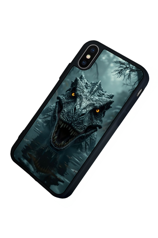 iPhone X/ XS Uyumlu T-ReiPhone X/ XS Tasarımlı Glossy Premium Kılıf