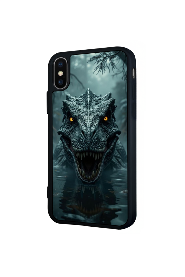 iPhone X/ XS Uyumlu T-ReiPhone X/ XS Tasarımlı Glossy Premium Kılıf