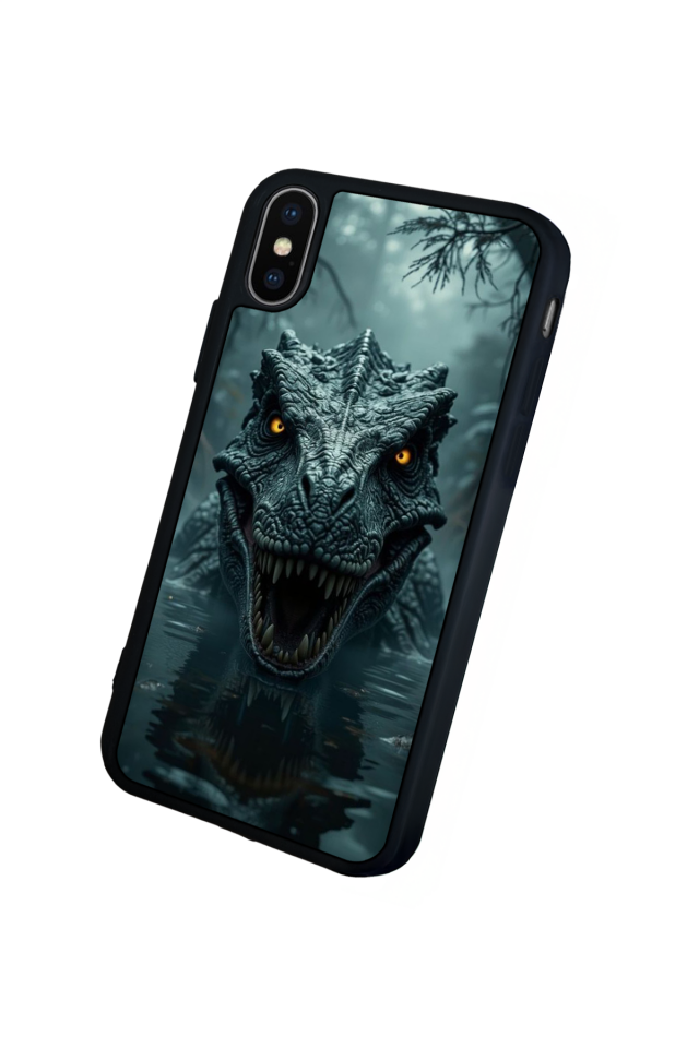 iPhone X/ XS Uyumlu T-ReiPhone X/ XS Tasarımlı Glossy Premium Kılıf