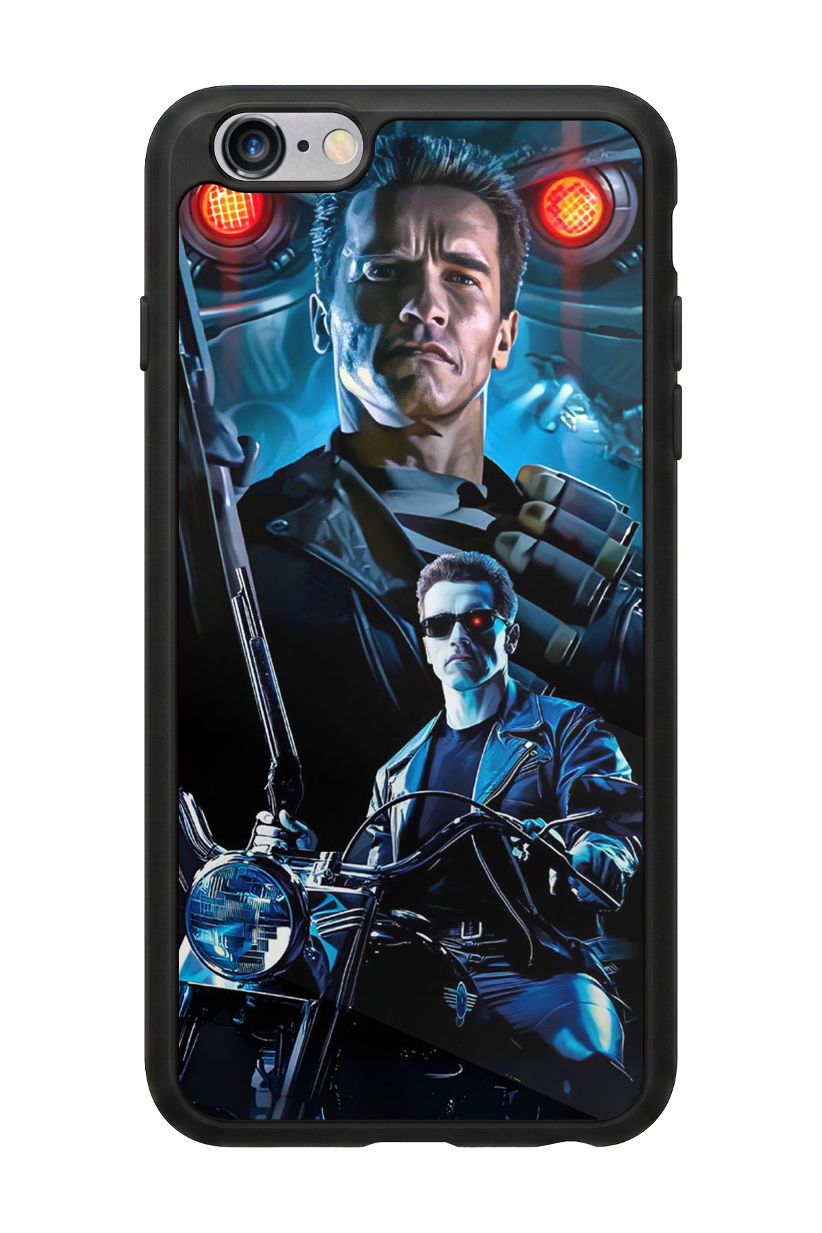 iPhone 6s Plus Uyumlu Terminator Tasarımlı Glossy Premium Kılıf