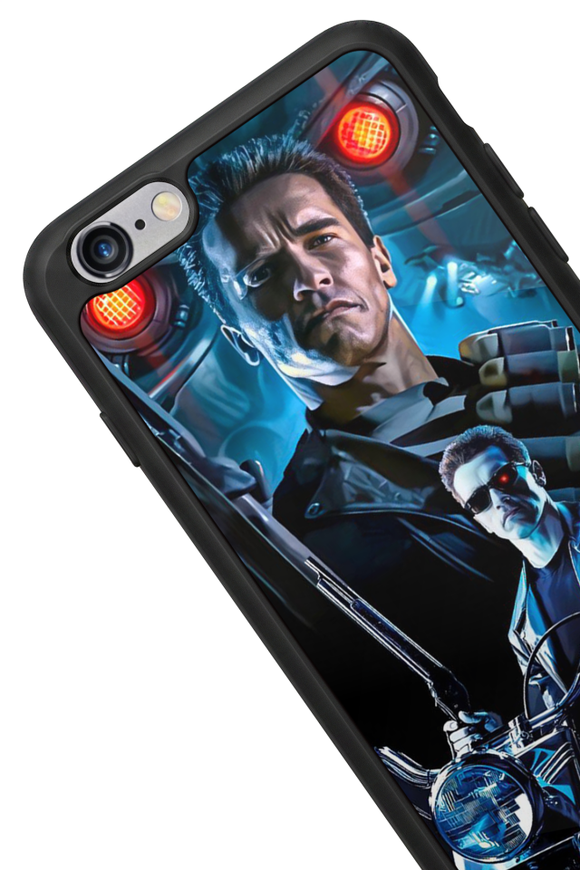 iPhone 6s Plus Uyumlu Terminator Tasarımlı Glossy Premium Kılıf