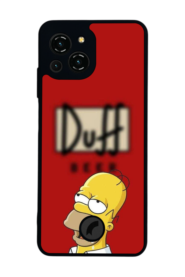 Reeder S23 Pro Max Uyumlu The Simpsons Tasarımlı Glossy Premium Kılıf