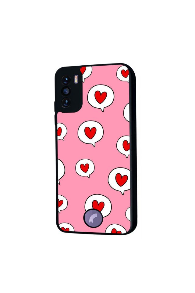 Reeder S19 Max Pro S Uyumlu Kalp Love Tasarımlı Glossy Premium Kılıf