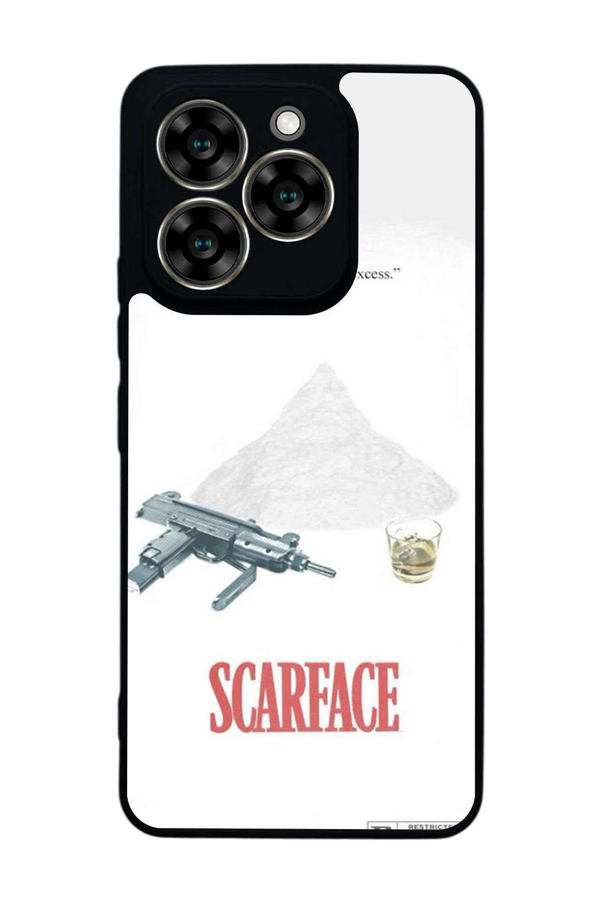 Reeder S919 Uyumlu Scarface Tasarımlı Glossy Premium Kılıf