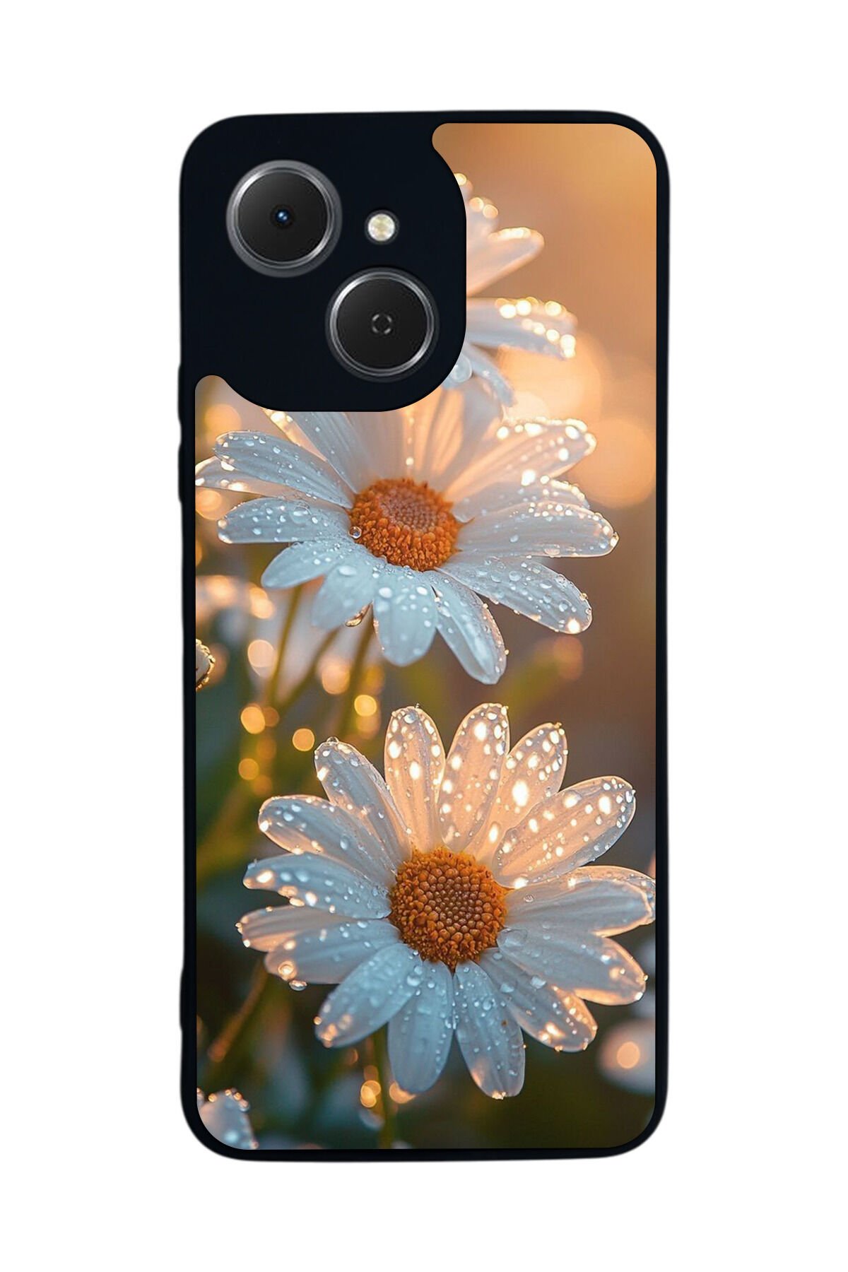 Tecno Spark 40C Uyumlu Cicek Tasarımlı Glossy Premium Kılıf