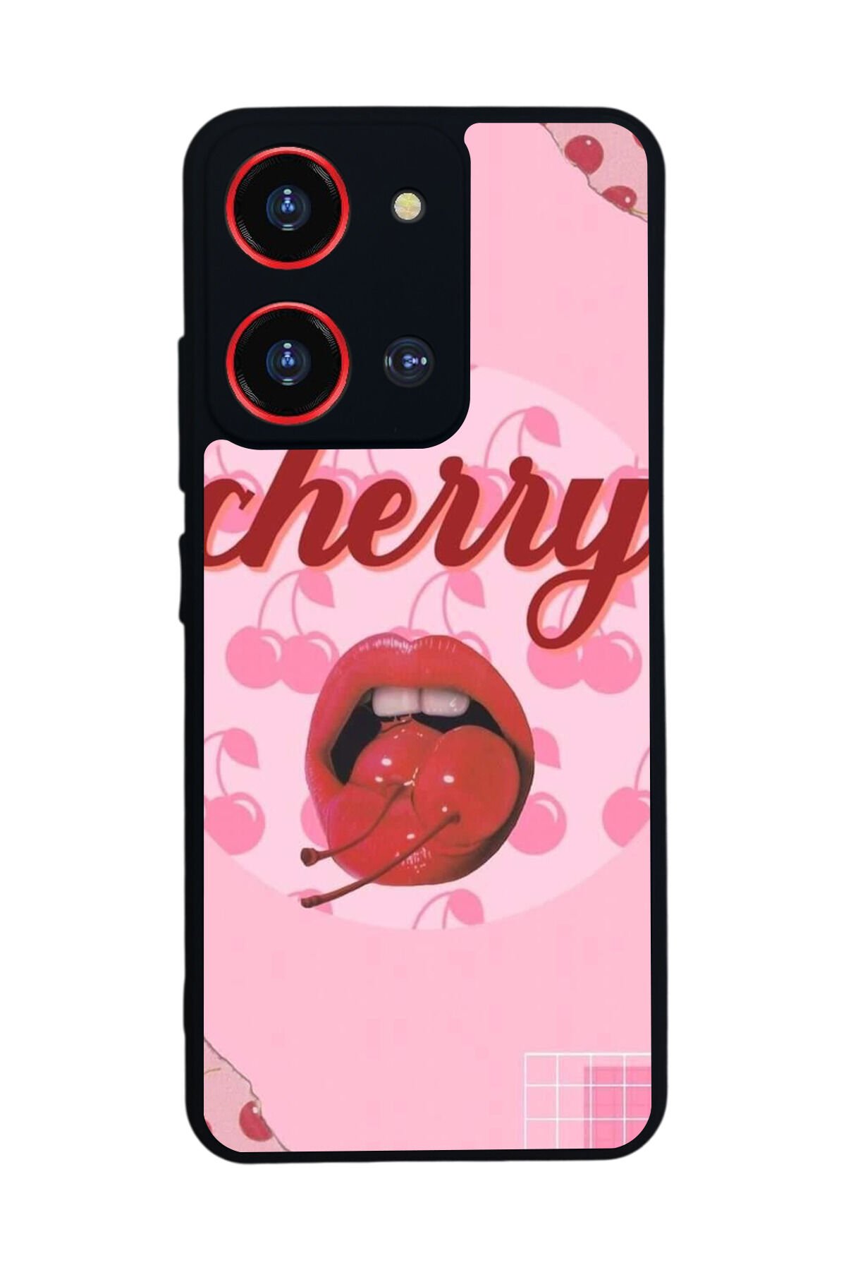 Reeder S19 Max Pro S ZOOM Uyumlu Kiraz Tasarımlı Glossy Premium Kılıf