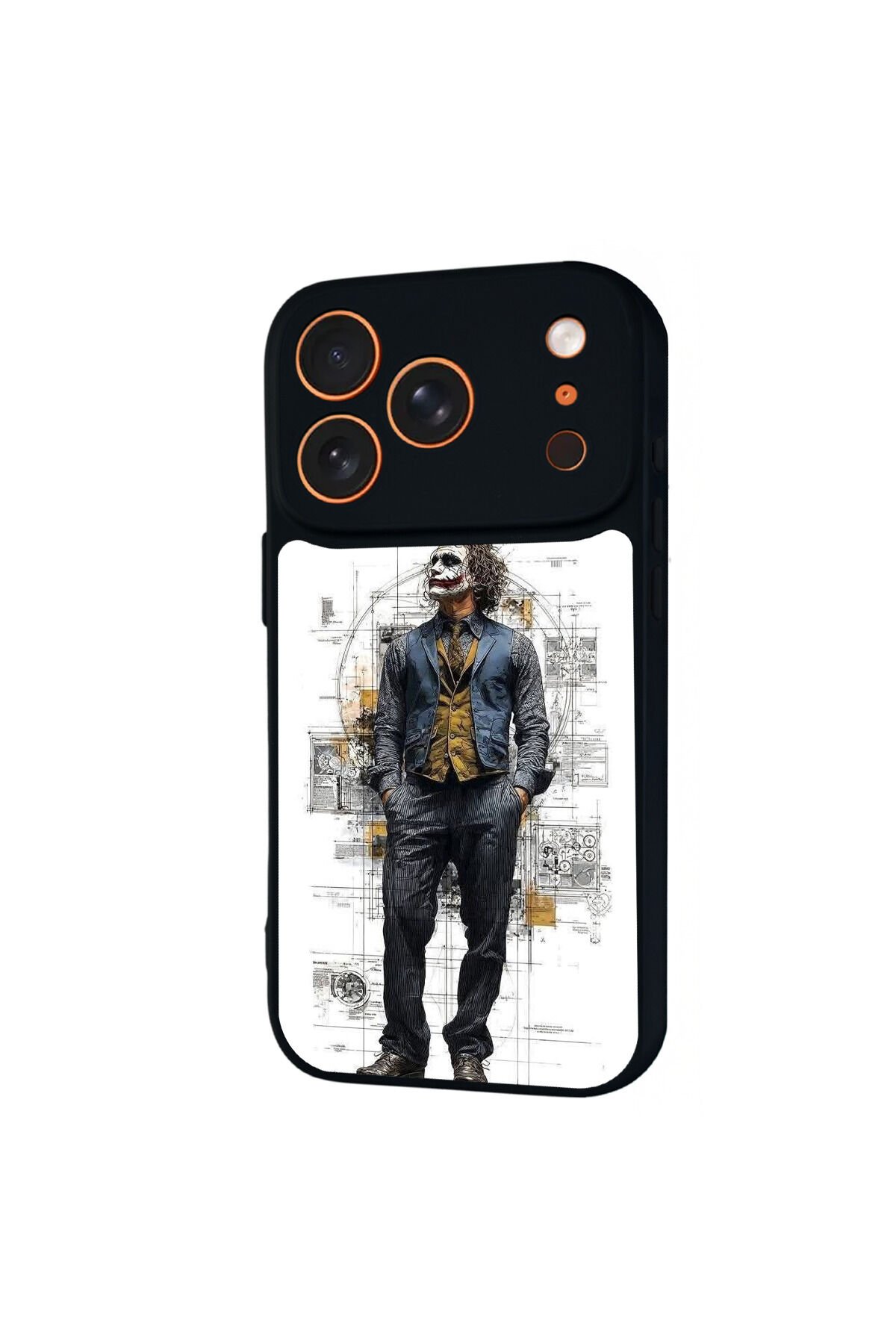iPhone 17 Pro Max Uyumlu Joker Tasarımlı Glossy Premium Kılıf