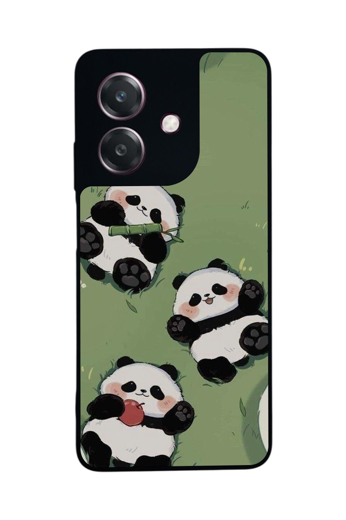Oppo A3 5G Uyumlu Panda Tasarımlı Glossy Premium Kılıf