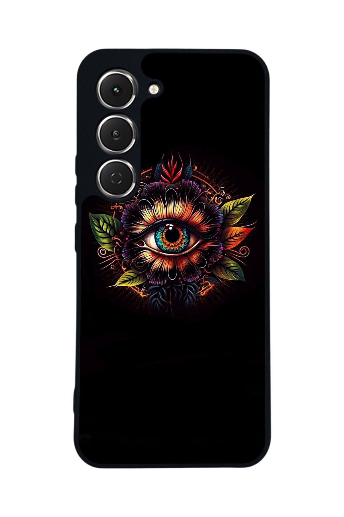 Tecno Spark 40 Pro Uyumlu Göz Tasarımlı Glossy Premium Kılıf