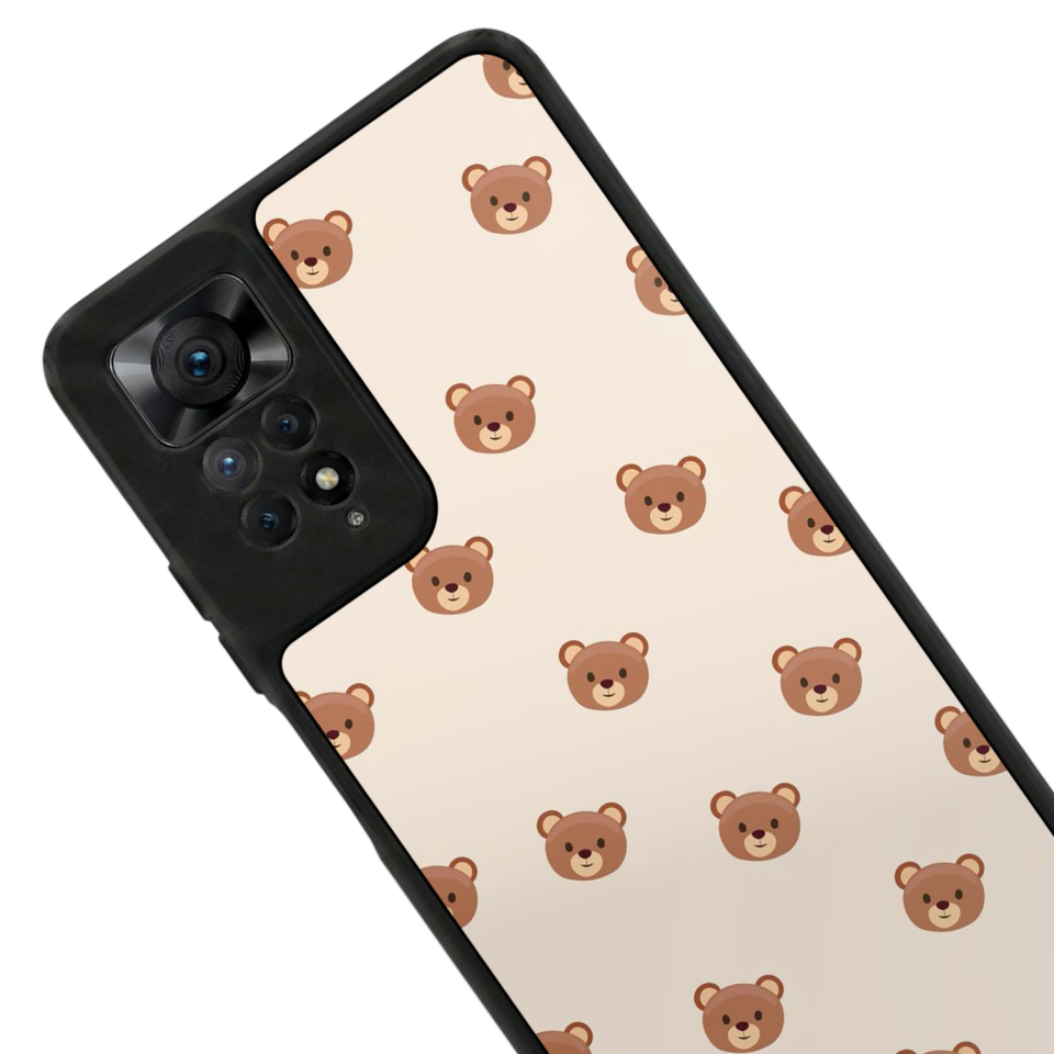 Xiaomi Redmi Note 11 Pro Uyumlu Ayı Tasarımlı Glossy Premium Kılıf