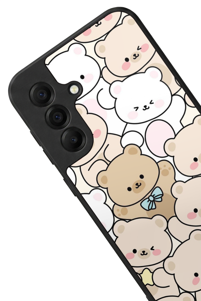 Samsung Galaxy A17 Uyumlu Ayı Tasarımlı Glossy Premium Kılıf