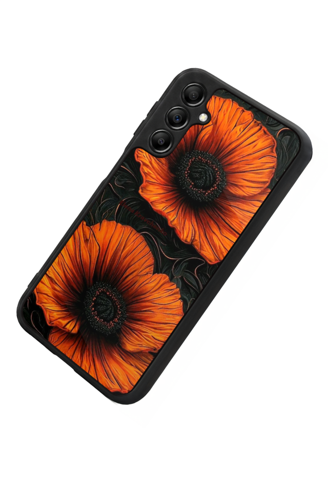 Samsung Galaxy A14 Uyumlu Botanik Tasarımlı Glossy Premium Kılıf