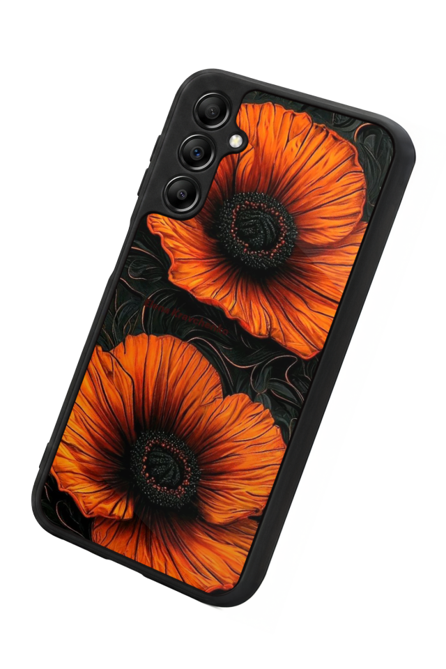 Samsung Galaxy A14 Uyumlu Botanik Tasarımlı Glossy Premium Kılıf